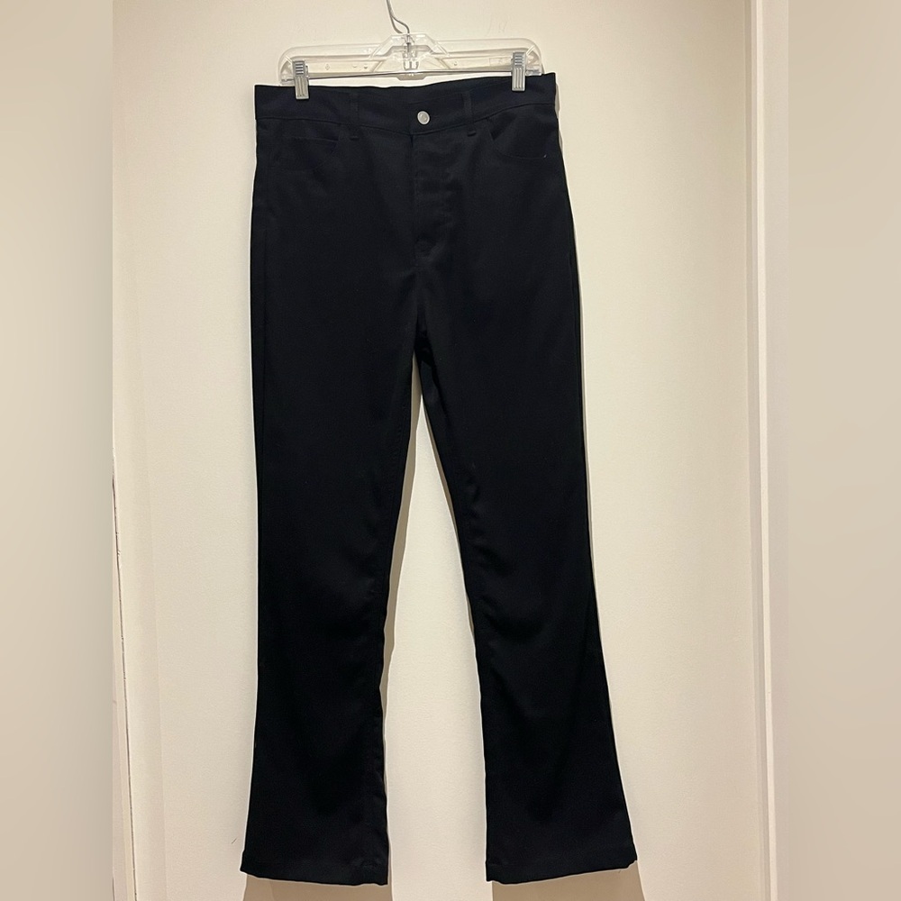 Maison Martin Margiela High Rise Bootcut/Flare Trouser Pants Italy Black 8-10